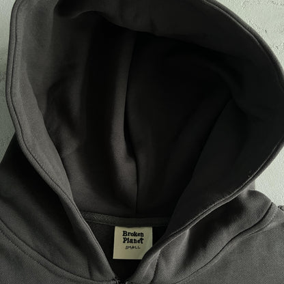 Broken P Double Zip Up Hoodie
