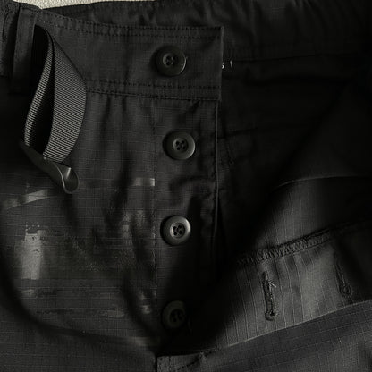 Corteiz Black Cargo Shorts