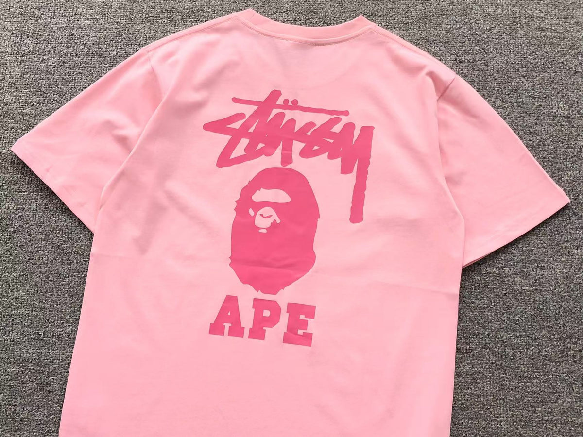 T-shirt Bape x Stussy