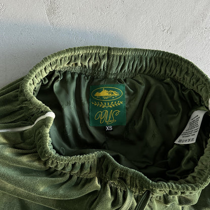 Corteiz Velvet Pant Green