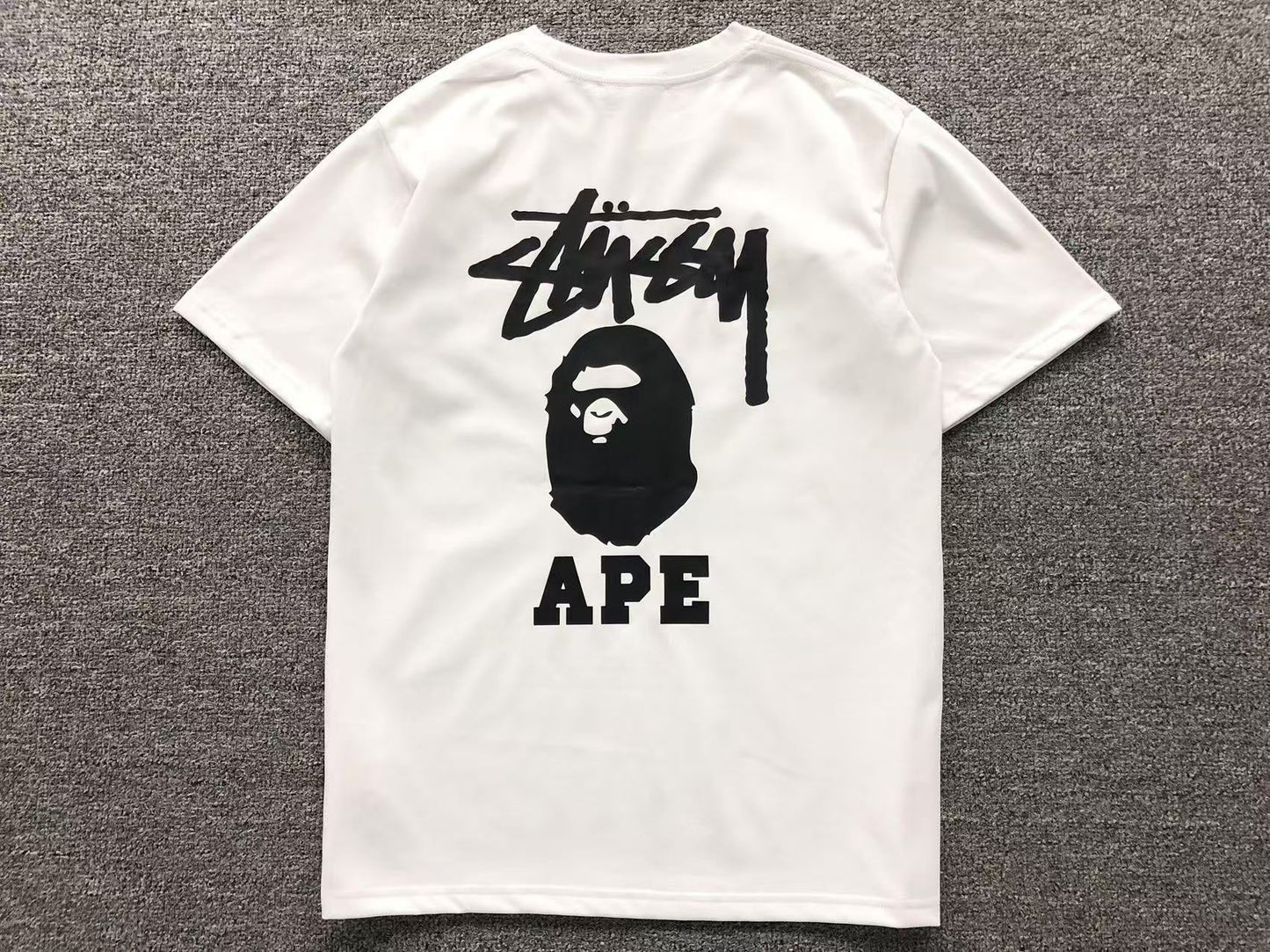 T-shirt Bape x Stussy