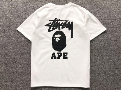 T-shirt Bape x Stussy