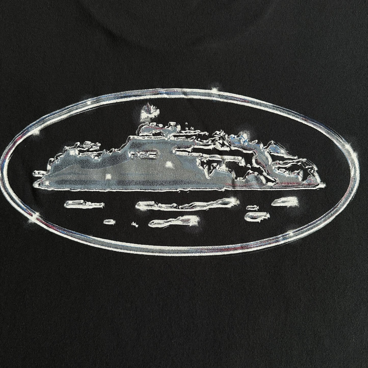 Corteiz Tshirt Alcatraz Chrome