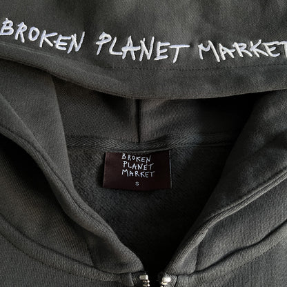 Sweat à capuche zippé Broken P Skeleton
