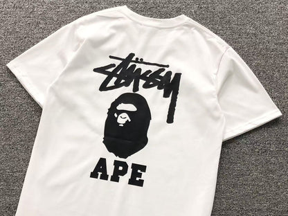 T-shirt Bape x Stussy