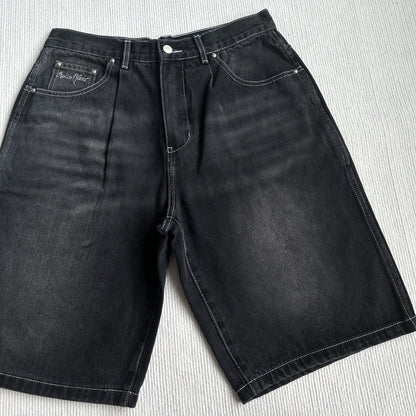 Broken P Denim Jeans Shorts