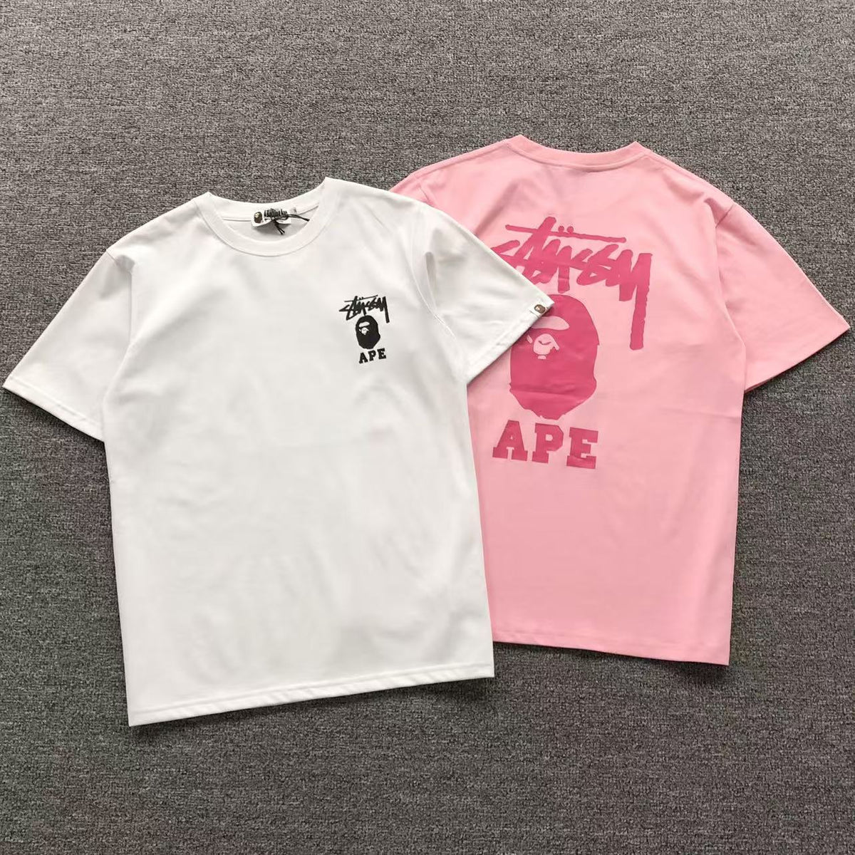 T-shirt Bape x Stussy