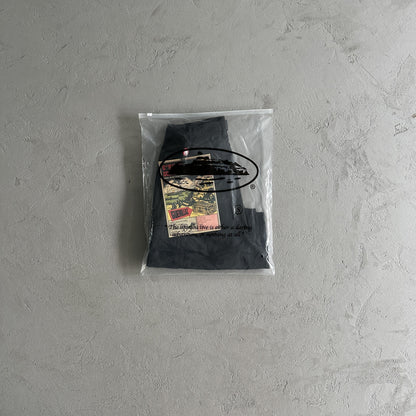 Corteiz Black Cargo Shorts