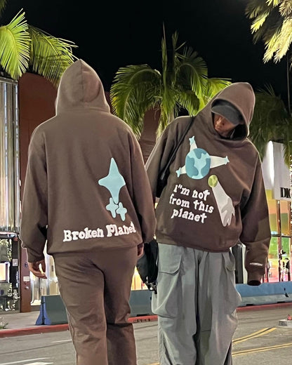 Broken P Market Blue Planet Hoodie