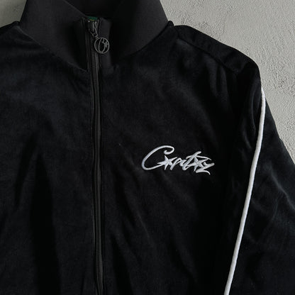 Veste en velours Corteiz noire