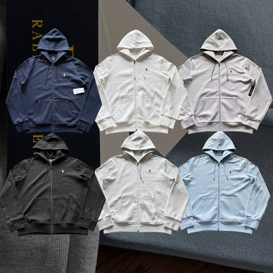 Nouveau sweat à capuche zippé basique Ralph Lauren