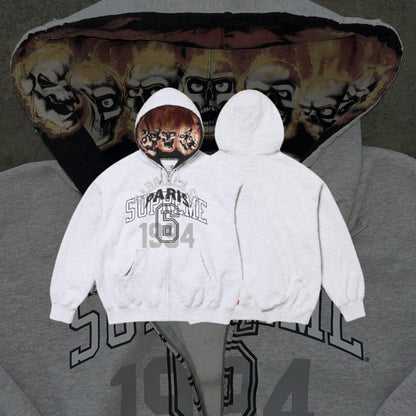 Sweat à Capuche Zippé Supreme MM6 Maison Margiela