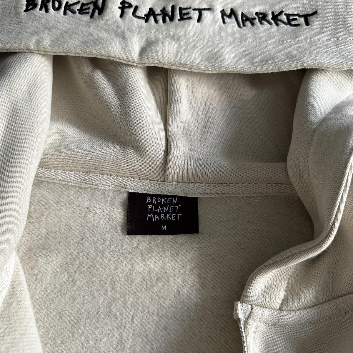 Sweat à capuche zippé Broken P Planet