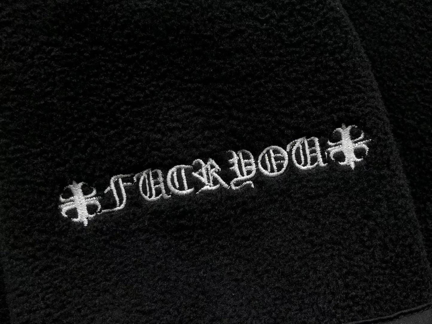 Sweat à capuche polaire Chrome Hearts