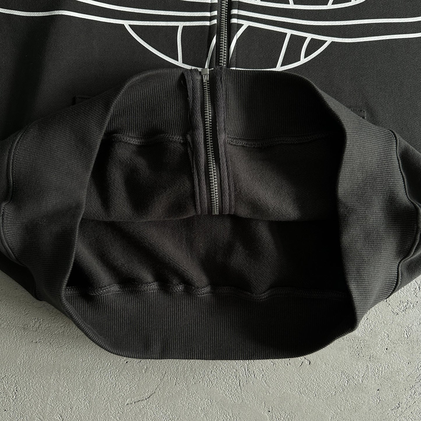 Broken P Zip Up Hoodie