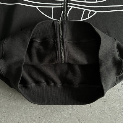 Broken P Zip Up Hoodie