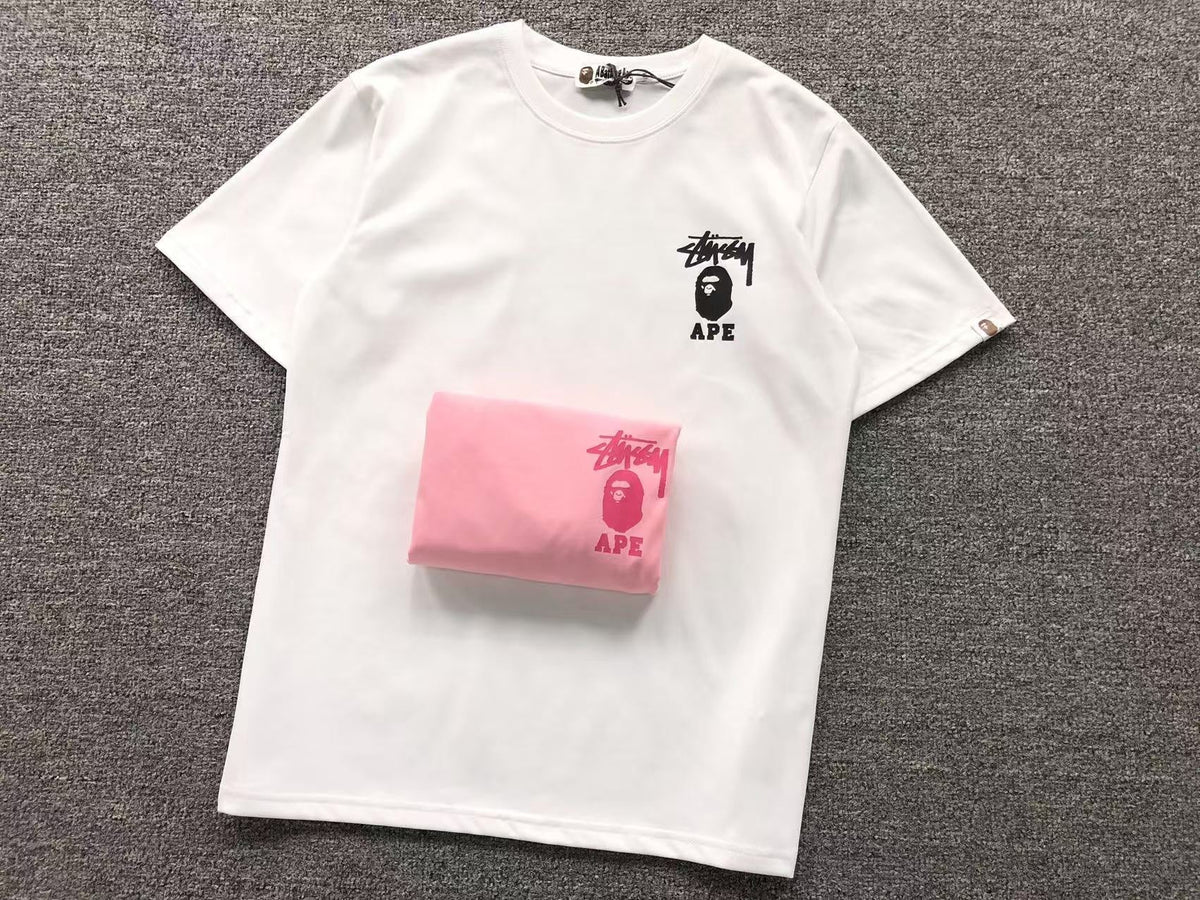 T-shirt Bape x Stussy