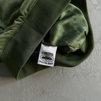 Corteiz Velvet Trackset Green