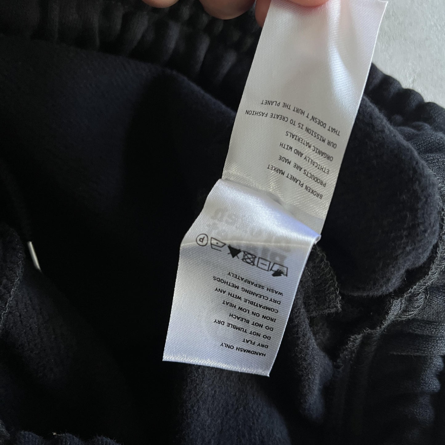 Broken P Staight Leg Sweatpants Black