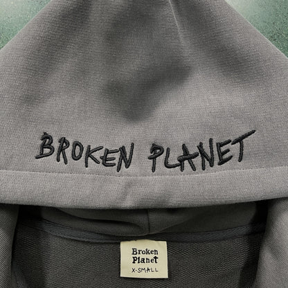 Sweat à capuche zippé Broken P Planet