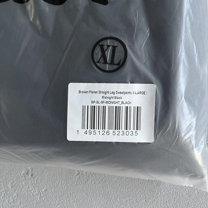 Broken P Staight Leg Sweatpants Black