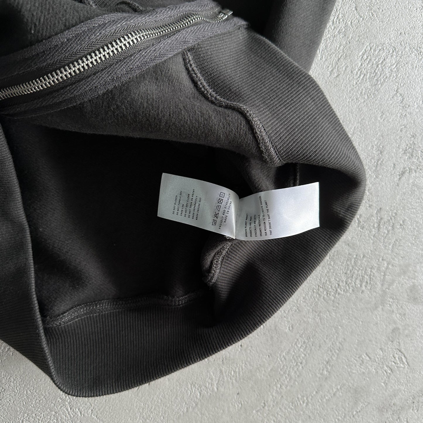 Broken P Zip Up Hoodie