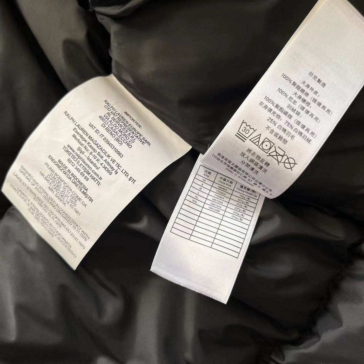 Doudoune matelassée Ralph Lauren
