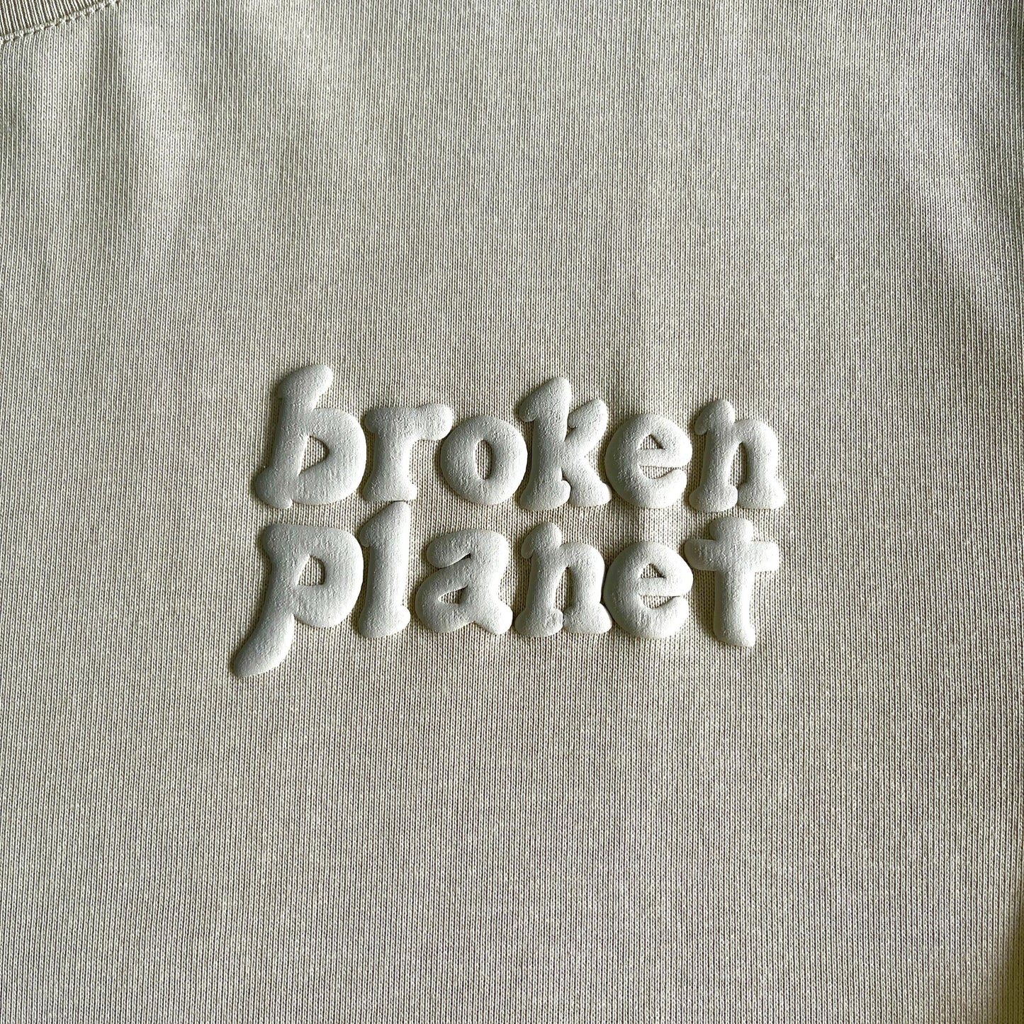 Broken P Basic Letter Short TShirt
