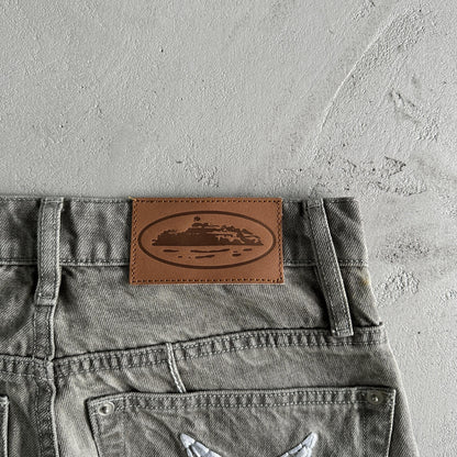 Corteiz Jean en denim gris