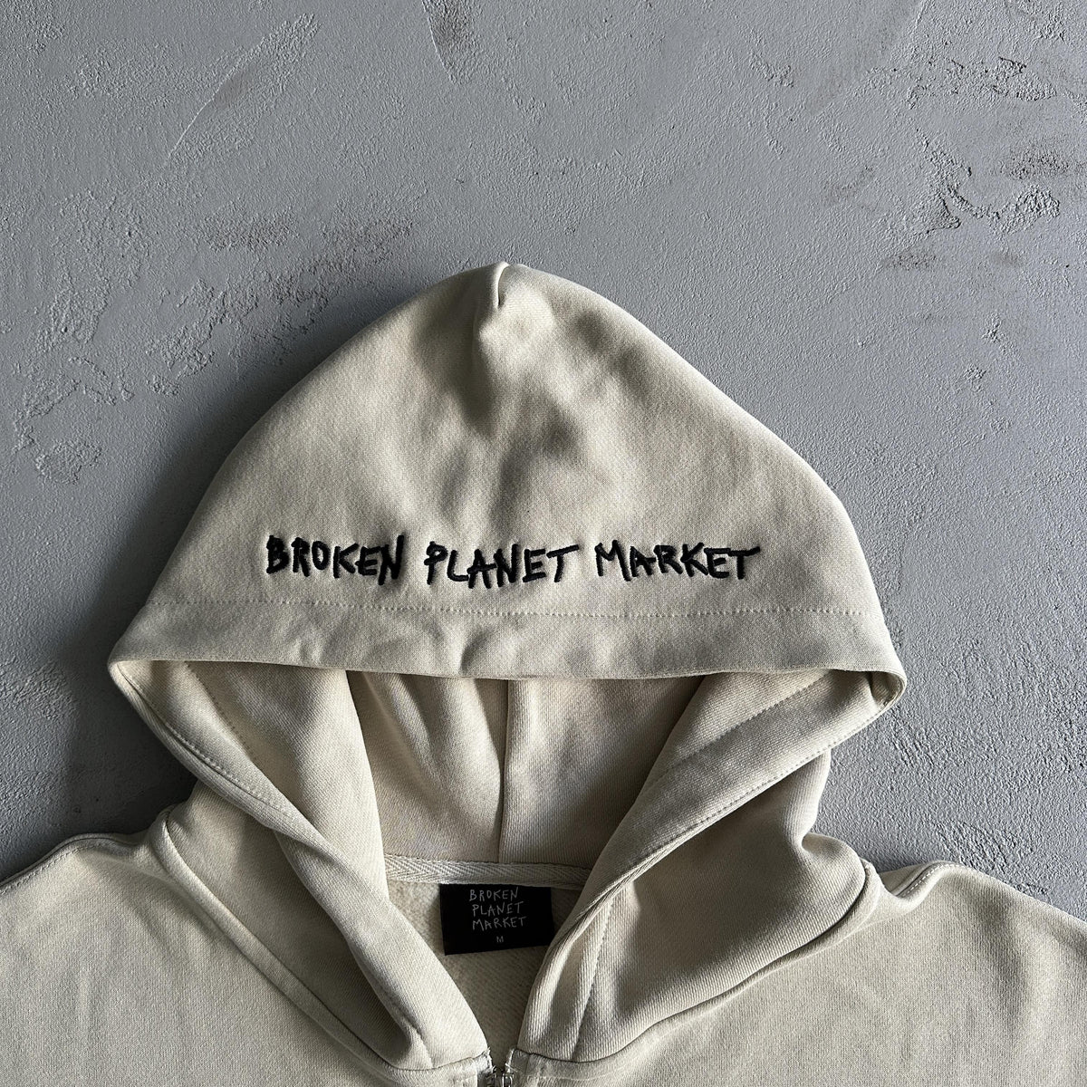 Sweat à capuche zippé Broken P Planet
