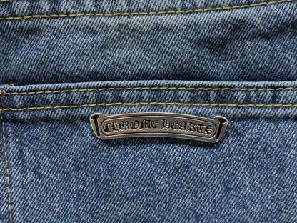 Short en jean Chrome Hearts