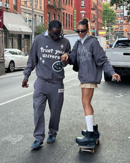 Broken P Universe Black Hole Hoodie