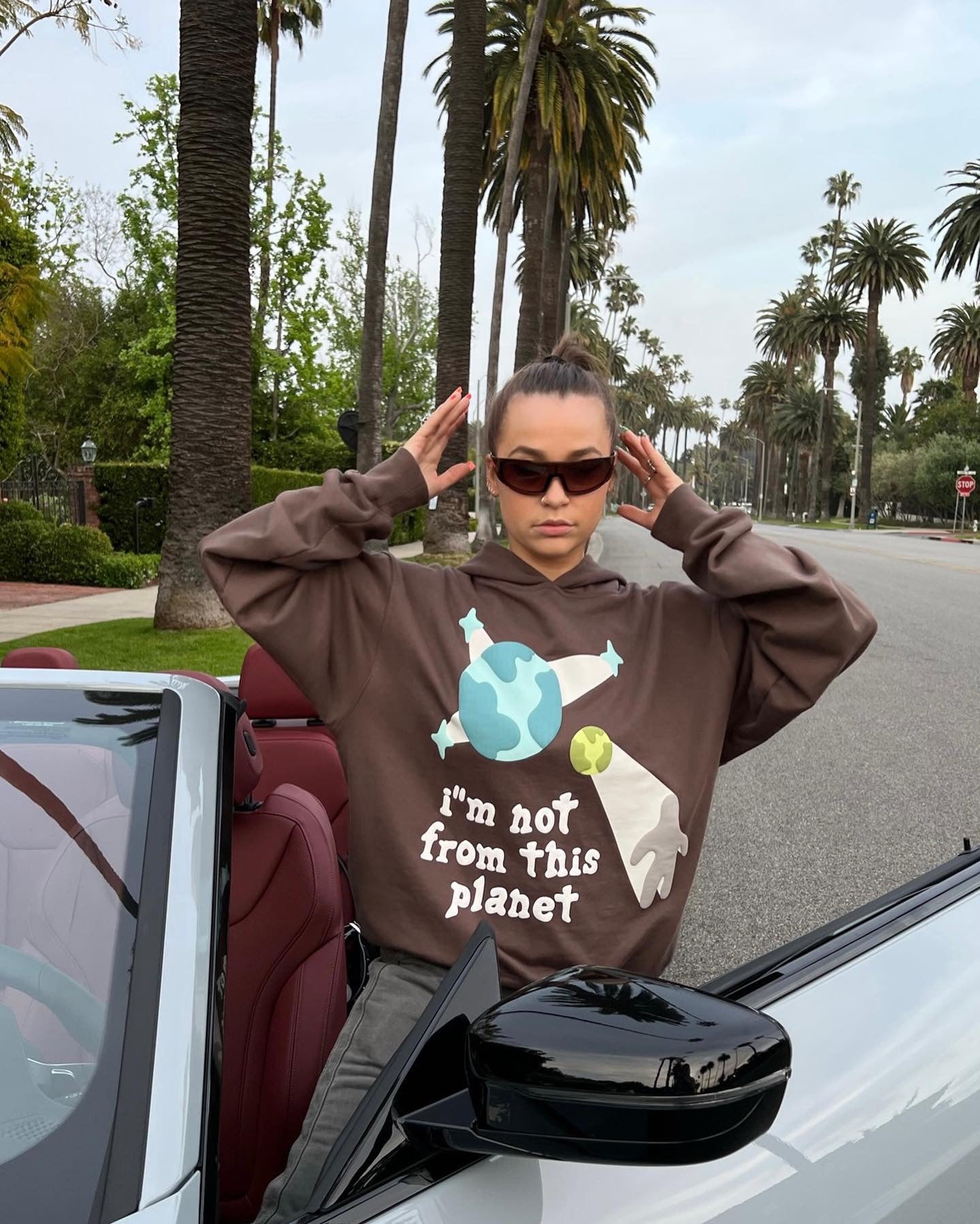 Broken P Market Blue Planet Hoodie