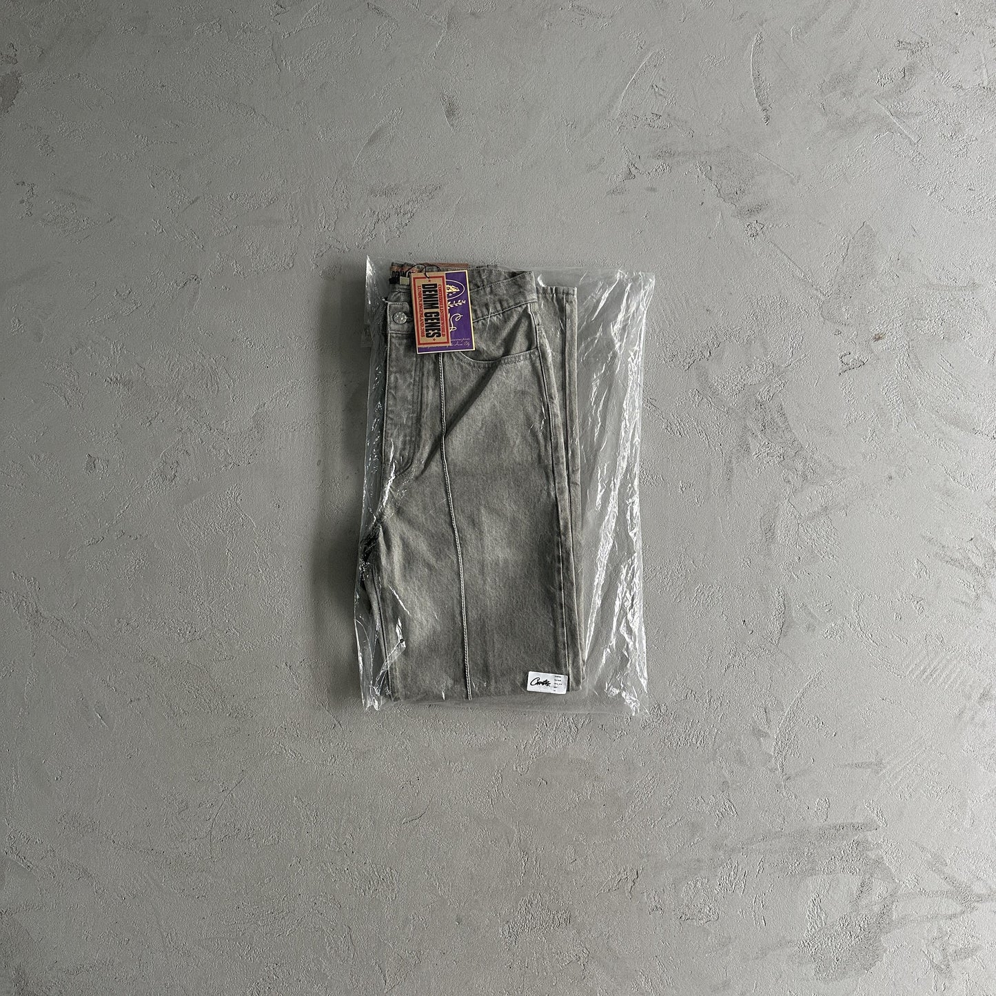 Corteiz Jean en denim gris