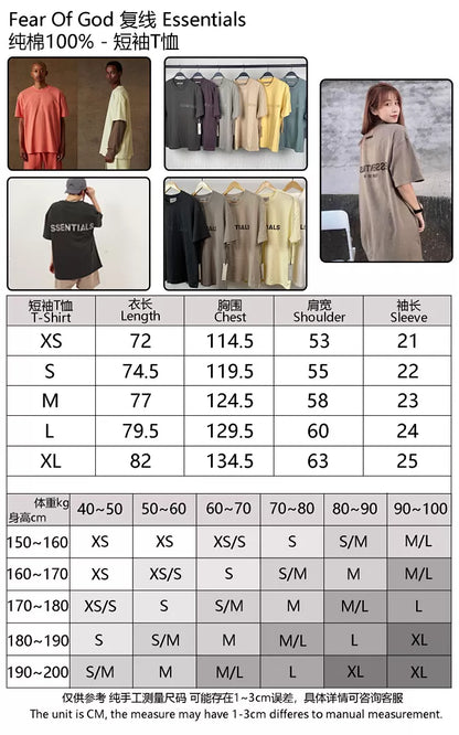 FOG X Essentials 22FW Men Tshirt