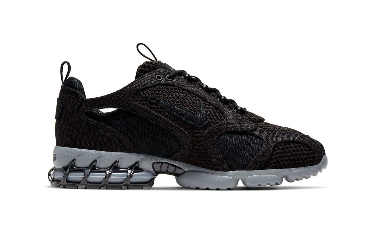 Nike x Stussy Air Zoom Spiridon Caged Noir