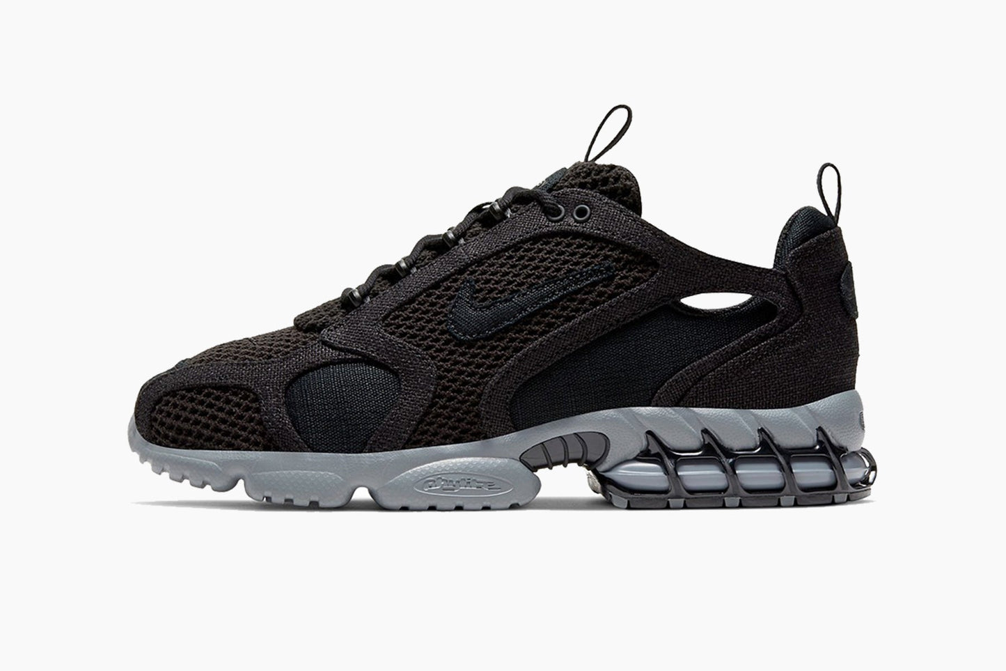Nike x Stussy Air Zoom Spiridon Caged Noir